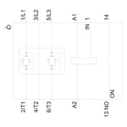 Siemens Sanftstarter SIRIUS S00 17,6A 7,5kW 200-480V 110-230V AC/DC Schraubklemme... SIEMENS-3RW30181BB14 4011209719668 (Abb. 1)