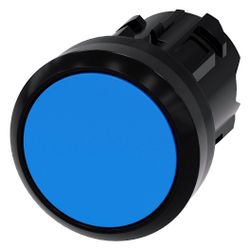 Siemens SIRIUS ACT Drucktaster 22,3mm rund flach tastend Kunststoff blau 3SU1... SIEMENS-3SU10000AB500AA0 4011209947122 (Abb. 1)