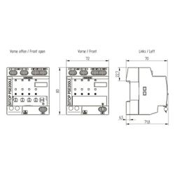 Siemens SITOP PSE200U Selektivitätsmodul 4-kanalig 24VDC 0,5A Schraubanschluss 80... SIEMENS-6EP19612BA31 4025515153399 (Abb. 1)