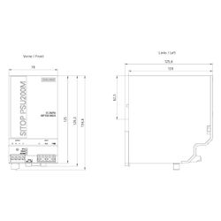 Siemens 6EP13333BA10 SITOP PSU200M 5A geregelte Stromversorgung... SIEMENS-6EP13333BA10 4025515152873 (Abb. 1)
