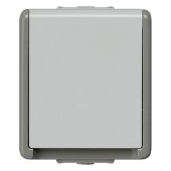 Siemens DELTA Aufputz-Schutzkontaktsteckdose 1fach mit Klappdeckel IP44 250V 16A Grau ... SIEMENS-5UB4711 4001869052021 (Abb. 1)