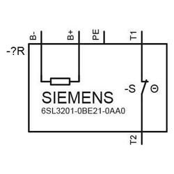 Siemens SINAMICS Bremswiderstand 200W 1.400 Ohm für Baugröße FSA/FSB 6SL32010... SIEMENS-6SL32010BE210AA0 4042948660195 (Abb. 1)