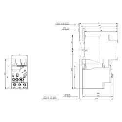 Siemens Überlastrelais 3RU2126-4BB0 14-20A CLASS 10 Baugröße S0 mit Hand- und Auto... SIEMENS-3RU21264BB0 4011209780941 (Abb. 1)