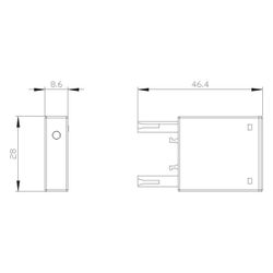 Siemens Varistor mit LED 127-240V AC 70-150V DC für Schütze 3RT2.1 und Hilfsschüt... SIEMENS-3RT29161JL00 4011209740105 (Abb. 1)