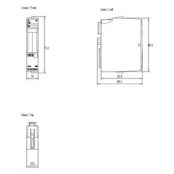 Siemens SIMATIC ET 200SP Analoges Ausgangsmodul AQ 4XU/I Standard 16 Bit 73x1... SIEMENS-6ES71356HD000BA1 4025515080756 (Abb. 1)