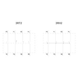 Siemens 3RH29111FB22 Hilfsschalterblock 11U 2S+2Ö S00/S0 front Schraubanschluss... SIEMENS-3RH29111FB22 4011209829435 (Abb. 1)