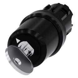 Siemens Schlüsselschalter 3SU1000-5BF11-0AA0 2 Schaltstellungen IP67/IP69K 22... SIEMENS-3SU10005BF110AA0 4011209950627 (Abb. 1)