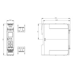 Siemens Überwachungsrelais 3UG5642-2CW30 2 Wechsler Federzuganschluss 24-240V AC/... SIEMENS-3UG56422CW30 4047621114200 (Abb. 1)