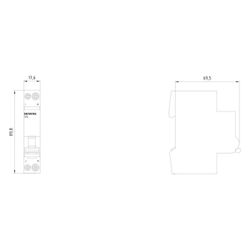 Siemens Leitungsschutzschalter 5SL6016-7 1+N-polig 16A C 6kA 1TE 230V... SIEMENS-5SL60167 4001869533940 (Abb. 1)