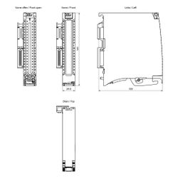 Siemens Digitalausgabemodul SIMATIC S7-1500 DQ32xDC 24V/0,5A BA 32 Ausgänge 1... SIEMENS-6ES75221BL100AA0 4047623402503 (Abb. 1)