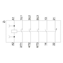 Siemens Schütz 3RT2023-2AP00 4kW 230V AC 1S+1Ö Federzuganschluss 102x45x97mm... SIEMENS-3RT20232AP00 4011209831490 (Abb. 1)