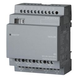 Siemens LOGO! DM16 24R Erweiterungsmodul 8DE/8DA Relais 5A 90x71,5x58mm 6ED10... SIEMENS-6ED10551NB100BA2 4034106029500 (Abb. 1)