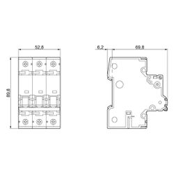 Siemens Sicherungsautomat 5SY6325-7 3-polig C 25A 6kA... SIEMENS-5SY63257 4001869247014 (Abb. 1)