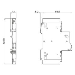 Siemens Hilfsstromschalter 5ST3010-0HG 1 Schließer 1 Öffner 480V 0,5 TE... SIEMENS-5ST30100HG 4001869402215 (Abb. 1)