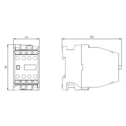 Siemens Hilfsschütz 3TH4244-0AP0 4 Schließer 4 Öffner 230V AC Schraubanschluss 78x... SIEMENS-3TH42440AP0 4011209047914 (Abb. 1)