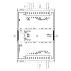 Siemens SIMATIC S7-1200 Digitalausgabe SM 1226 F-DQ 4x24VDC 2A 70x100x75mm 6E... SIEMENS-6ES72266DA320XB0 4025515082873 (Abb. 1)