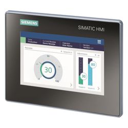 Siemens SIMATIC HMI MTP700 Unified Basic Panel 7" TFT 800x480px IP65 214x158x... SIEMENS-6AV21233GB320AW0 4034106035198 (Abb. 1)