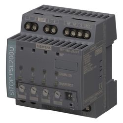 Siemens SITOP PSE200U Selektivitätsmodul 4-kanalig 10A 24VDC Schraubanschluss 80x... SIEMENS-6EP19612BA41 4025515153405 (Abb. 1)