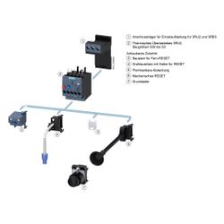 Siemens Überlastrelais 3RU2116-1DB1 2,2-3,2A CLASS 10 mit Hand-Automatik-Reset Sch... SIEMENS-3RU21161DB1 4011209781832 (Abb. 1)