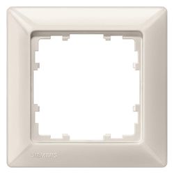 Siemens DELTA line Rahmen 1fach 80x80mm Titanweiß Kunststoff glänzend 5TG25510... SIEMENS-5TG25510 4001869270340 (Abb. 1)
