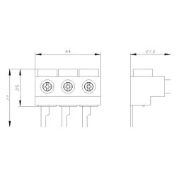 Siemens 3-Phasen-Einspeiseklemme 3RV19155A, Baugröße S00... SIEMENS-3RV19155A 4011209276468 (Abb. 1)