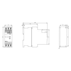 Siemens 3RW30261BB14 Sanftstarter S0 25A 11kW/400V 40°C 110-230VAC/DC Schraub... SIEMENS-3RW30261BB14 4011209719439 (Abb. 1)