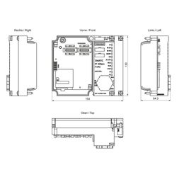 Siemens SIMATIC DP IM 154-8F PN/DP CPU 512KB für ET 200 pro 135x130x65mm 6ES7... SIEMENS-6ES71548FB010AB0 4025515078463 (Abb. 1)