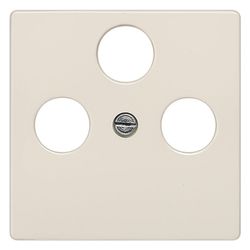 Siemens DELTA i-system Abdeckplatte für Koaxial-Antennensteckdose 3-Loch 55x55mm Tita... SIEMENS-5TG25482 4001869368160 (Abb. 1)