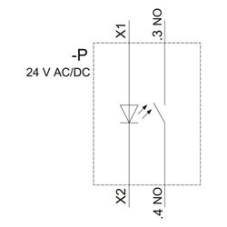 Siemens Drucktaster beleuchtet 22,3mm 24V 1 Schließer Kunststoff schwarz IP67... SIEMENS-3SU11020AB403BA0 4011209957220 (Abb. 1)