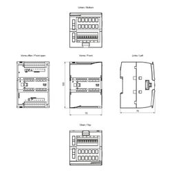 Siemens SIMATIC S7-1200 Digitaleingabemodul SM 1226 16 Eingänge 24V DC 70x100... SIEMENS-6ES72266BA320XB0 4025515082897 (Abb. 1)