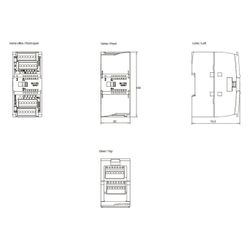 Siemens SIMATIC S7-1200 SM 1223 Digitale E/A 8DI/8DO Relais 24VDC 45x100x75mm... SIEMENS-6ES72231PH320XB0 6940408101999 (Abb. 1)