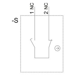 Siemens Kontaktmodul 1 Schließer 1 Öffner Frontbefestigung Schraubanschluss 4... SIEMENS-3SU14001AA101HA0 4011209950993 (Abb. 1)