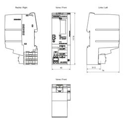Siemens SIMATIC ET 200SP IM 155-6 PN BA Schnittstellenmodul mit Servermodul 1... SIEMENS-6ES71556AR010AN0 4047623416012 (Abb. 1)