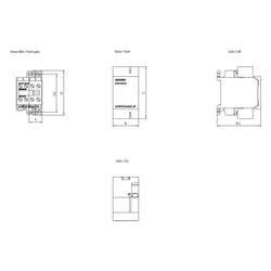 Siemens LOGO! Contact 24V Schaltmodul 20A mit 4 Relaisausgängen 72x36x55mm 6E... SIEMENS-6ED10574CA000AA0 4025515050742 (Abb. 1)