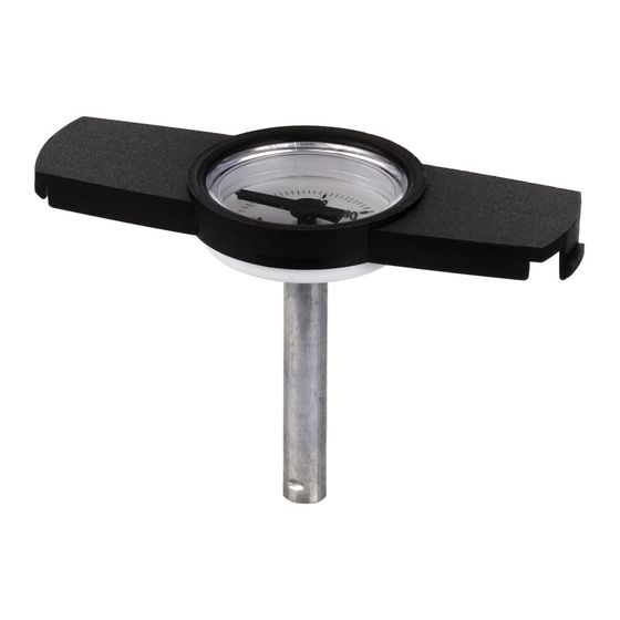 Simplex Thermometer-Nachrüstset Kunststoff schwarz