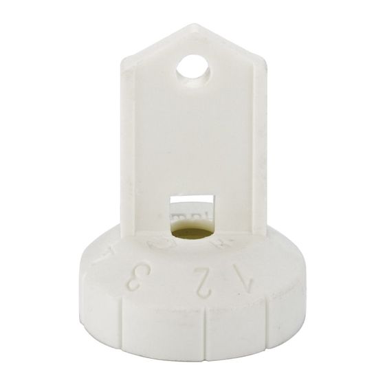 Simplex Einstellschlüssel für Thermostatventil Kunststoff weiß