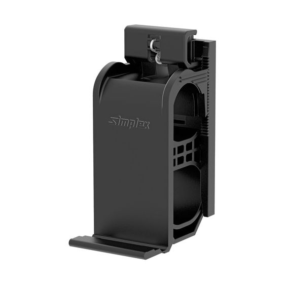 Simplex Befestigungsschelle KOMFORT PLUS Kunststoff schwarz, für Rohre bis 22mm