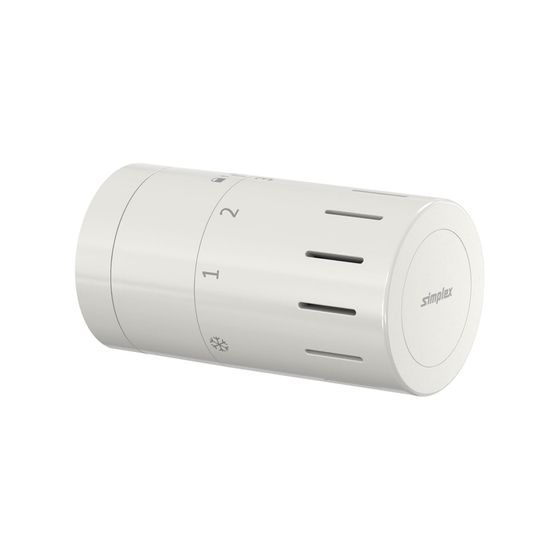 Simplex Design-Thermostatkopf TC-D1 weiß M30 x 1,5 mit Nullstellung