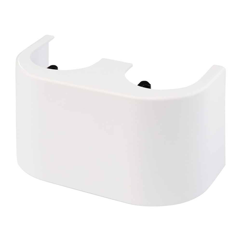 Simplex Designverkleidung Hahnblock Durchgang Kunststoff weiß