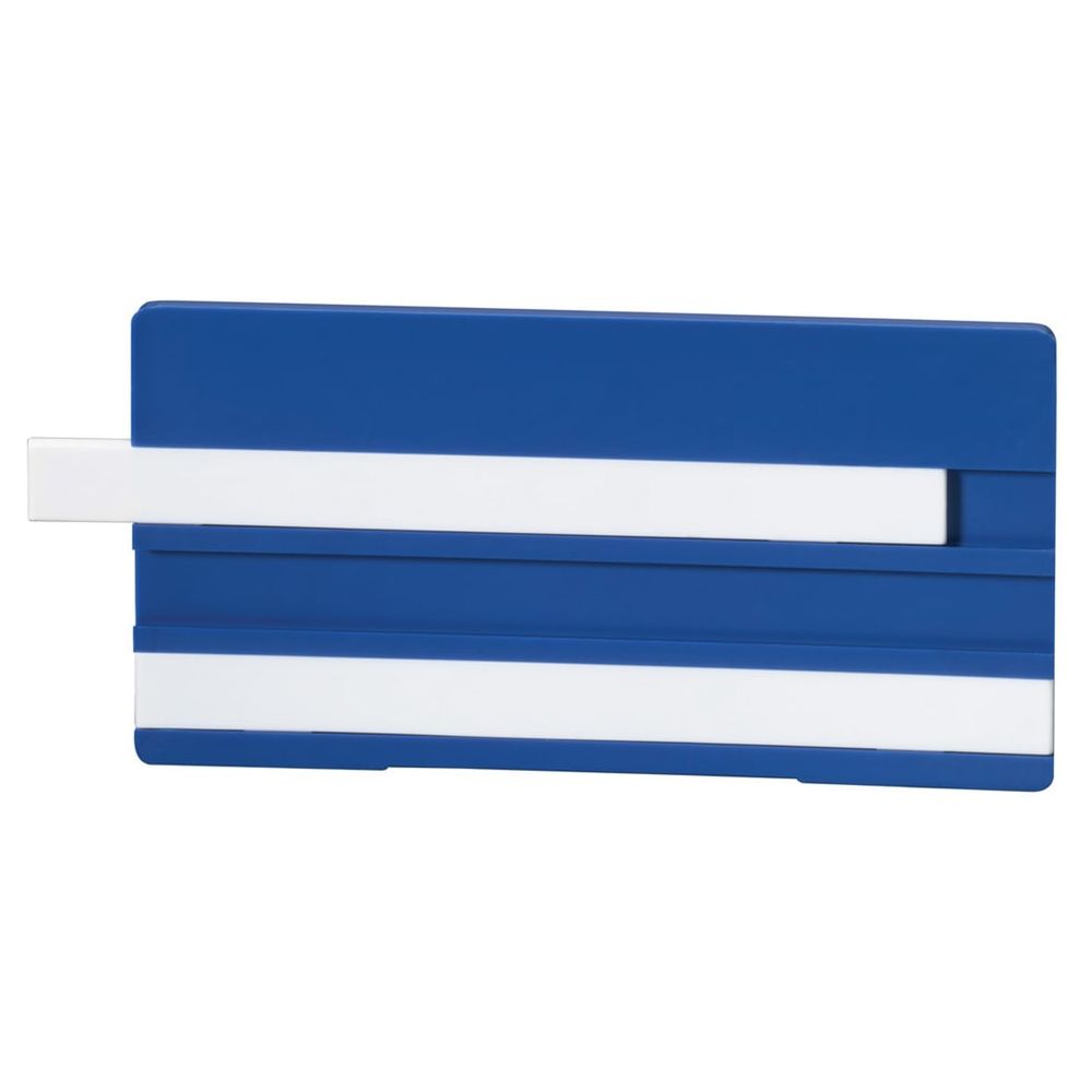 Simplex Bezeichnungsschild mit 2 Leerleisten 100 x 50mm Kunststoff blau... SIMPLEX-F55103.05 4013852217126 (Abb. 1)