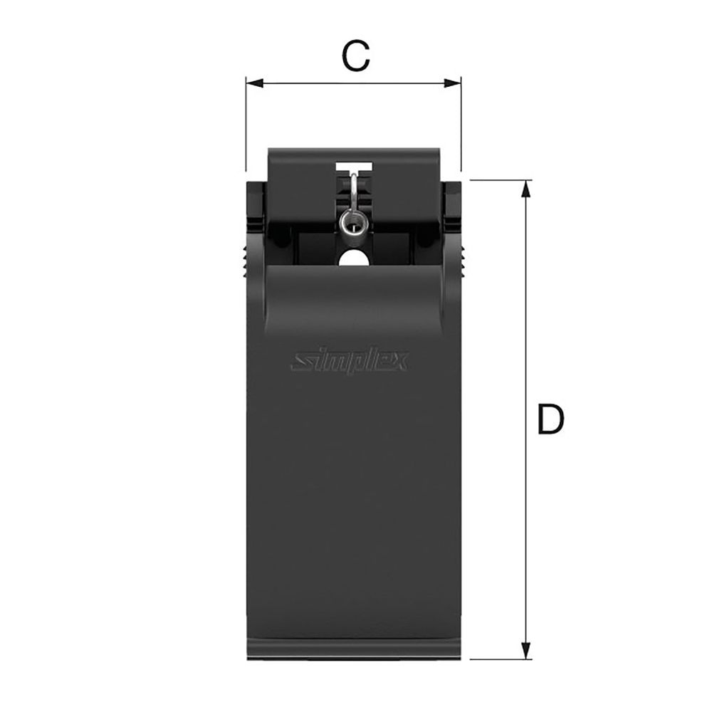 Simplex Befestigungsschelle KOMFORT PLUS Kunststoff schwarz, für Rohre bis 22mm... SIMPLEX-F72003 4013852265110 (Abb. 4)