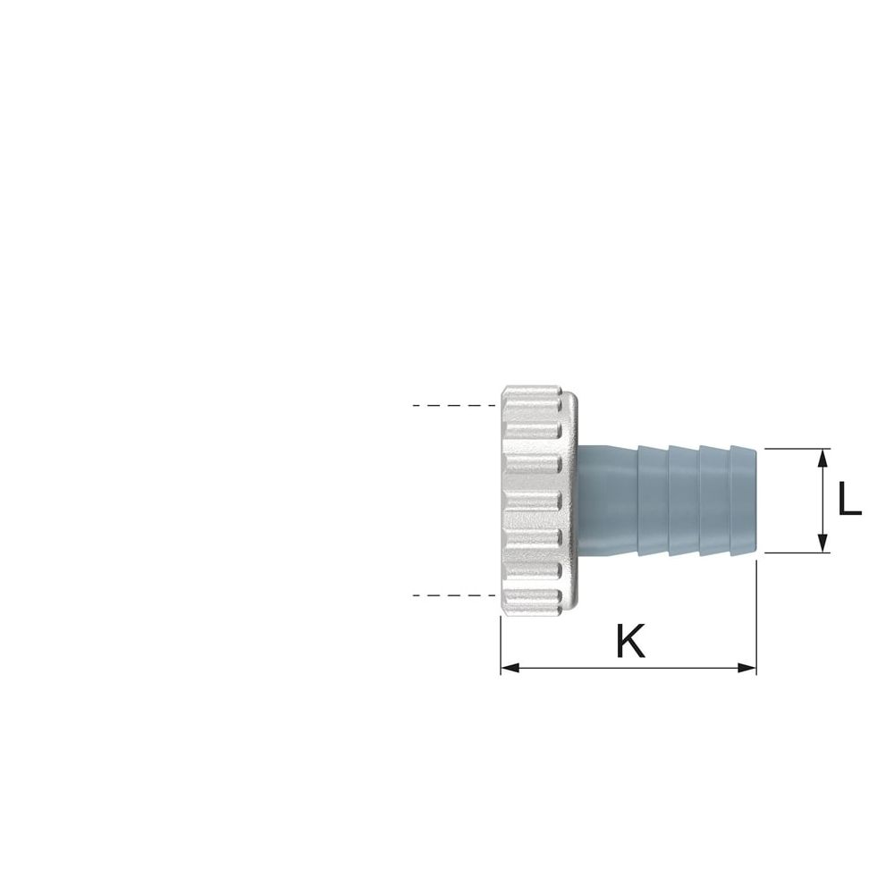Simplex KFE-Kugelhahn Durchgang G1/2a PN16 Messing vernickelt mit Schlauchverschraubung... SIMPLEX-F10638 4013852205482 (Abb. 4)