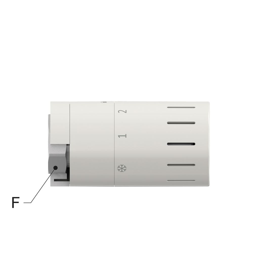 Simplex Design-Thermostatkopf TC-D1 weiß Klemmanschluss mit Nullstellung... SIMPLEX-F35322 4013852269750 (Abb. 3)