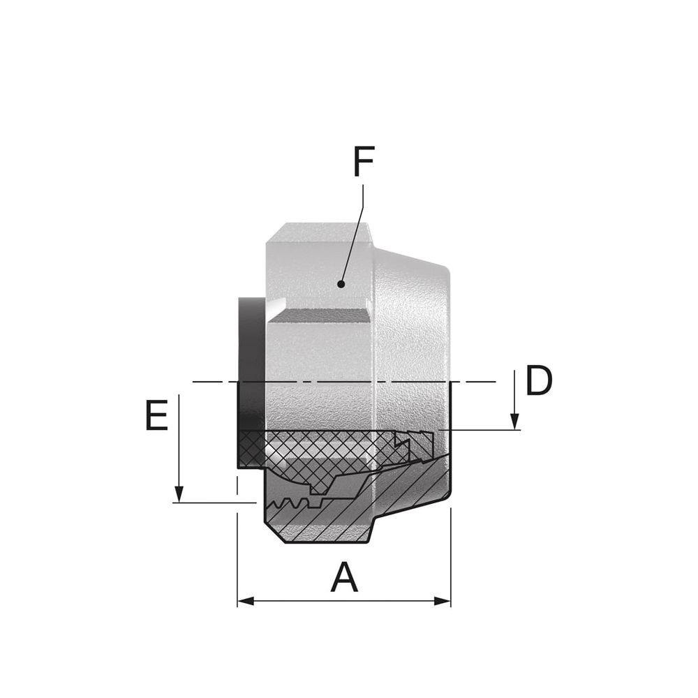 Simplex Klemmverschraubung-Set A1 10x1mm x G3/4i Eurokonus Messing vernickelt... SIMPLEX-F11187 4013852207479 (Abb. 2)