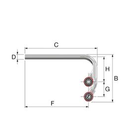 Simplex Sockelleistenanschluss U/F/H/TH-Kontur Rohrende 12mm x Press 16x2mm Messing ver... SIMPLEX-F13484 4013852264243 (Abb. 1)