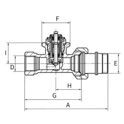 Simplex Thermostatventil Durchgang DN15 mit Voreinstellung, Rp 1/2" x G1/2a, M30x1,5... SIMPLEX-F34001 4018919004268 (Abb. 1)