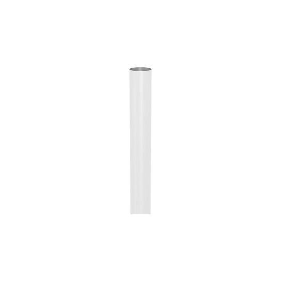 Skoberne Mündungsrohr, 80mm, 1000mm, VA blank, 622002