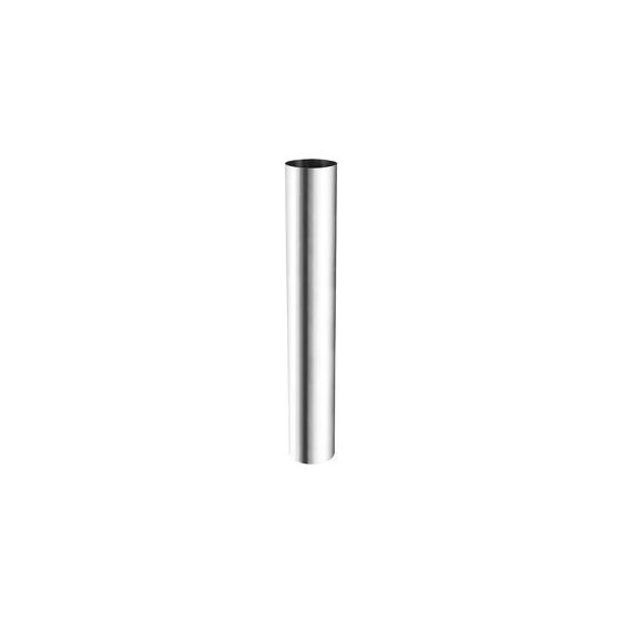 Skoberne Mündungsrohr, 160mm, 1000mm, Edelstahl, blank, 650023