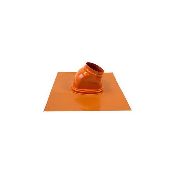 Skoberne Schrägdachpfanne D125, 5-25 Grad, 500x500mm, Rot, 710094