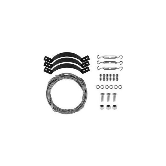 Skoberne Abspannschelle, D125, Schwarz, 710158